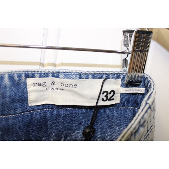 Rag & Bone Jeans Hunter acid-wash tapered jeans Barrel Leg Size 32 - Picture 9 of 11